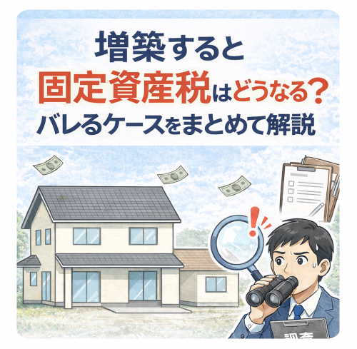 増築すると固定資産税はどうなる？バレるケースをまとめて解説